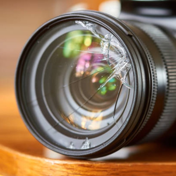 camera broken Glass